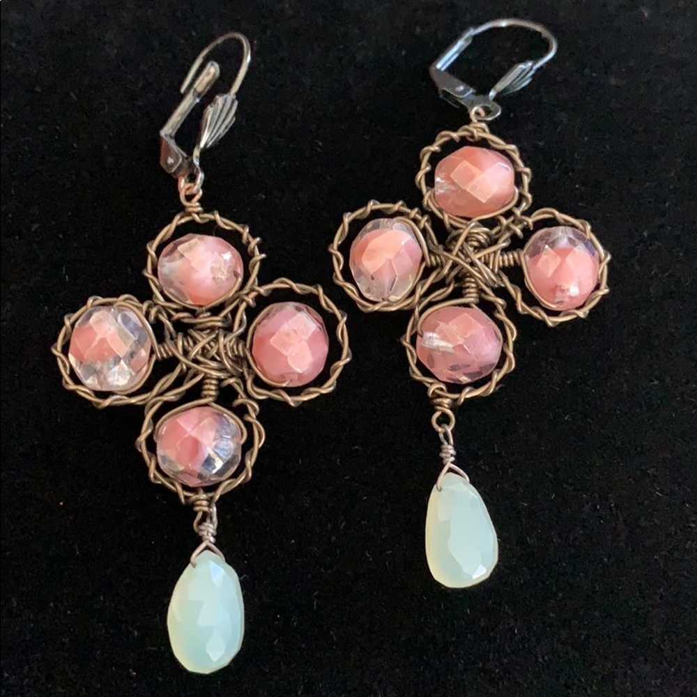 COPY - Anthropologie Crystal Chandelier Drop Earrings